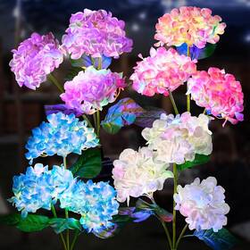 Tsr-yy-t7-4 Tansoren 4 Pack Solar Garden Lights Outdoor Colorful Led Waterproof Powered Hyd