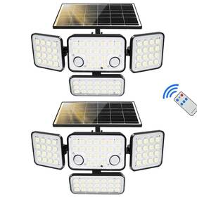 Bd12404blkvf-2p Tarlido #zuwhus Solar Lights Outdoor 6000mah 3000lm 292 Led Ip65 Waterproof Motion Sensor Ou
