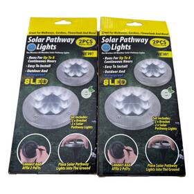 Tekno 814387024050 Wireless Solar Pathway Light 4pc All Weather Proof-led