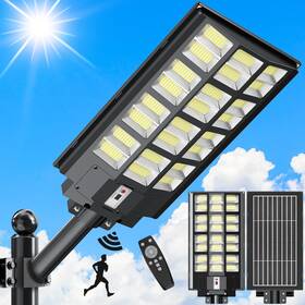La089w Tenkoo Solar Street Lights Outdoor 3600w Parking Lot 230000 Lumens