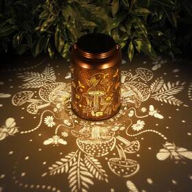 T-dl-103 Tepaken Solar Lanterns Outdoor Waterproof Bee Mushroom Decoration Gifts For Women Mon