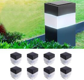 Sn-2009 Terbbu Solar Led Fence Post Cap Light 2x2 Inch 5x5cm - For Wrought Iron Alumi