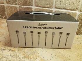 Tsgl-yjx-2401 Tersopa Waterproof Solar Pathway Lights Outdoor - 8 Pack Landscape Light Powere