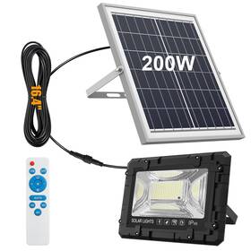 200w Tfkk 733506453147 Solar Street Light Waterproof 16ft Wire Sensor Parking Lot