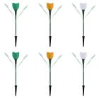 Th03b2zk1738320002 Solar Powered Light Tulip Flower Led Garden Path 847040990126
