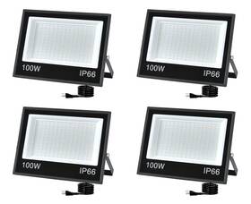 650-900w The Light Master 645457215265 100w Led Flood Lights Outdoor 5000 K 13500 Lumen 135lm/w Hps/hid Wa