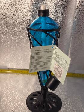 The Spring Shop 685795114264 Decorative Table Torch Patio Oil Torches Blue