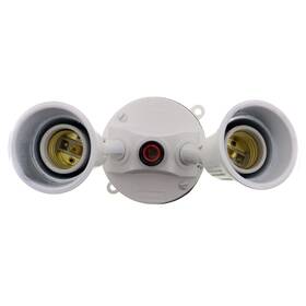 Cs902wh Thomas & Betts And Red Dot Floodlight Kit With Photocell White 120v