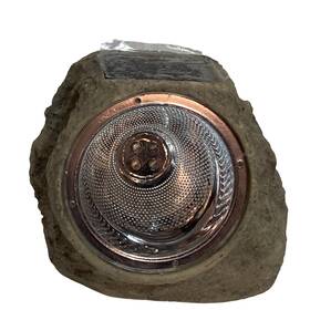 Timeflies 009326512327 Landscape Rock Light Solar Powered Garden Lights Outdoor Decorative