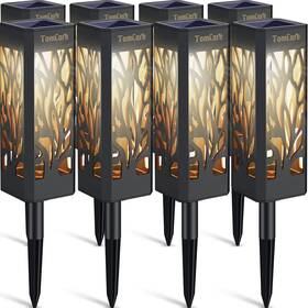 Sz-19004 Tomcare Solar Lights Outdoor Upgraded Bright Pathway Bigger Size Decorat