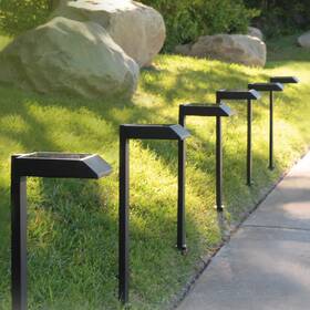 1671623 Tommy Bahama Solar Led Pathway Lights 30 Lumen 6-pack-get Free Shipping