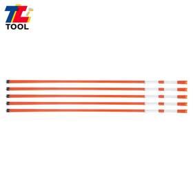 Tl2082304 Tool Library 25pack 6ft 5/16 Inch Diameter Orange Reflective Markers Driveway Snow Stakes