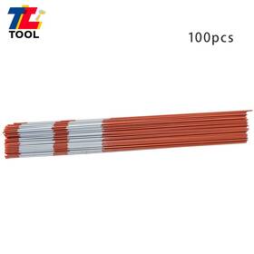 Tl2082636 Tool Library 100 6feet 5/16 Inch Diameter Orange Reflective Markers Driveway Snow Stakes