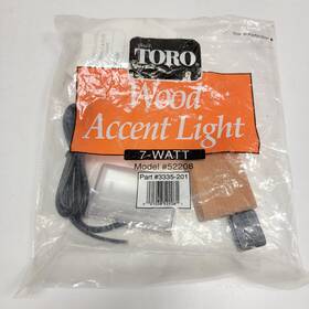 3335-201 Toro 021038522081 Wood Accent Light Low Voltage 7w Model 52208 Part