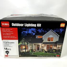 Toro 52431 14pc Outdoor Landscape Path Triple Tier Lighting System Kit Open Box