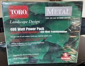 52651 Toro New 400 Watt Power Pack Landscape Walk Light Model Dusk Dawn Timer
