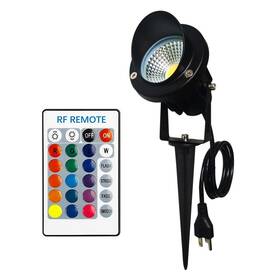 Toveenen 782337425274 Color Led Outdoor Landscape Spotlight Remote 10w Rgb Waterproof Spot Light Fo