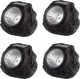 Trademark Global Inc. Hi 705353811128 Solar Rock Lights Outdoor - 4-pack Super Bright Weather Resistant Led Spot