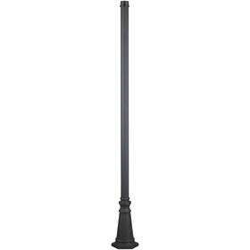 4099-bk Trans Globe Lighting Downtown 90 Inch Black Outdoor Pole Base
