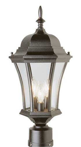4504-bk Trans Globe Lighting Burlington Post Light Or Accessories Black