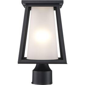 51393-bk Trans Globe Lighting Kingsbury Post Light Or Accessories Black