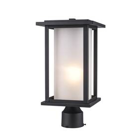 51403-bk Trans Globe Lighting 51403 Shaakar 16 Inch Tall Post Light - Black
