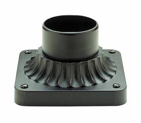 Tg100-bk Trans Globe Lighting 100 Bk Outdoor Canby 5.5 Inch Post Base Mount Black 3 Dia