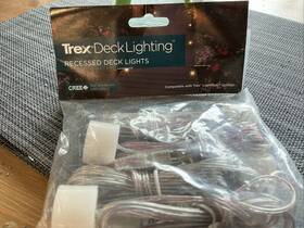 Trex 652835181142 Deck Lighting 1 Inch Recessed Lights With Water Resistant 4-pack