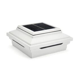 Trex 652835367621 4x4 Solar Post Cap Light In Classic White