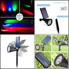Ts-g0102-red Spotlight Led Solar Light Waterproof Landscape Wall Garden 728290979683