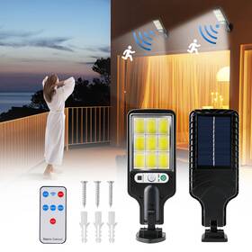 Gp9050218bk Tsuinz Commercial Solar Led Street Light - Dusk To Dawn Flood Lamp For Outdoor Areas