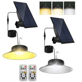 Ts-s4-01 Tsuneslux 2 Pack Solar Shed Light Outdoor Indoor Powered Pendant With Remo