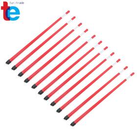Tr25102 Turitrade Red Reflective Markers Driveway Snow Stakes 5/16 Inch Diameter 50 Pack