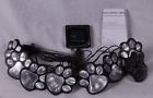 Tv7910blu Jobar Set Of Solar Powered Paw Prints Outdoor Garden Walkway
