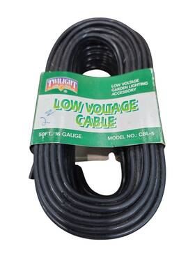 Twilight Cbl-5 50 Ft 16 Low Voltage Landscape Wire Gauge Lighting