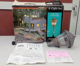 Pbcg-3n6ttww Twilight Professional Series Vintage Cast Aluminum Landscape Lighting System 6 Light Model# Pk-6rls