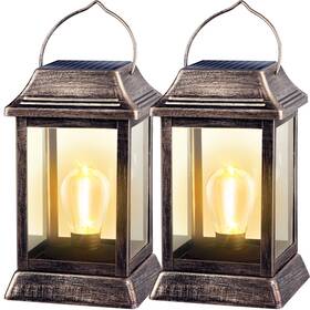 Ch-11101 Ubright Metal Solar Lantern Lights Outdoor Waterproof Hanging For Outsid