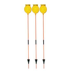 Ugold 767461922516 3 Pack 47-inch Solar Driveway Markers With Light Sensor Home Security