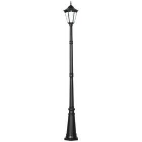Us01-b30029v00bk Uirio Solar Lamp Post Street Light Dusk To Dawn Motion Sensor For Pathway Driveway