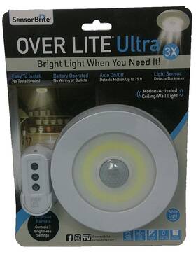 Olu-cd4 Ultra Sensor Brite Overlite Remote Control Ceiling/wall Led Light New