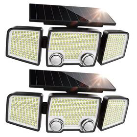 2-7k-d Ume Solar Outdoor Lights 332 Led 7000k Super Bright Motion Sensor