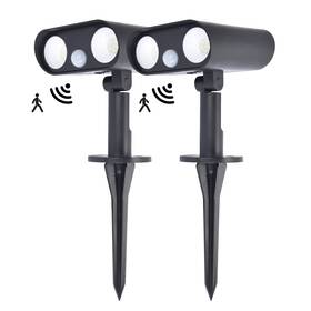 Ip65 Ume 974280800152 2 Pack Solar Spot Lights Outdoor With Motion Sensor Waterproof Led Sola