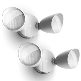 Ume 974280800961 2-packs 2500 Lumen 32 Watt 28 Led Dual-head Floodlight Outdoor Full Metal De