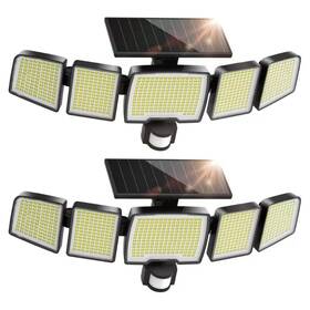 Ip65 Ume 974280801708 Solar Outdoor Lights 620 Led 4500lm Waterproof Motion Sensor Outdoo
