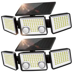 S2s-2 Ume Solar Outdoor Lights 3000 Lumen 7000k 152 Led Super Bright Motion Sensor Outd