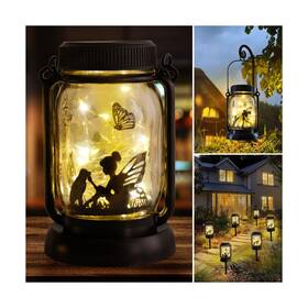 Msp004 Underthecloud Dog Solar Garden Lights Gift For Mother/grandma/women Yard Gif