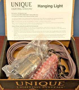 Comh-12-l430 Unique Lighting Systems Odyssey Hanging Comet Weathered Brass 4w Flex Led Light 3000k
