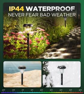 250414 United States 10 Pack Ultra Bright Solar Lights Outdoor Waterproof From Dusk To Dawn Up