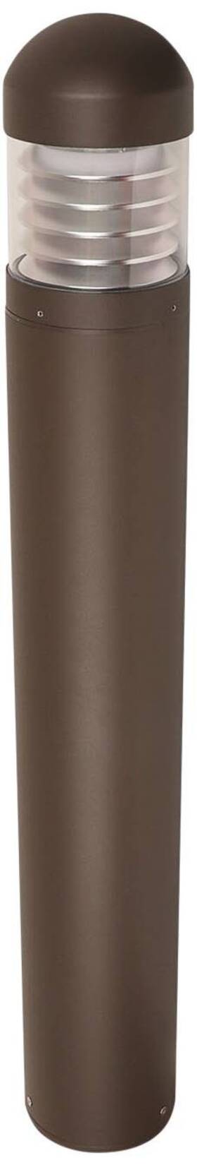 Bol-rdl-2l-lkfs Universal Lighting And Decor Bryn 42 Inch H Dark Bronze Round Dome Louvered Led Bollard Light