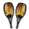 Upgraded Solar Torch Lights Inches Flickering Dancing Flames Waterproof Outd